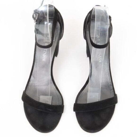 Stuart Weitzman NearlyNude Ankle Strap Sandals Heels Women's 8.5 - Picture 4 of 7